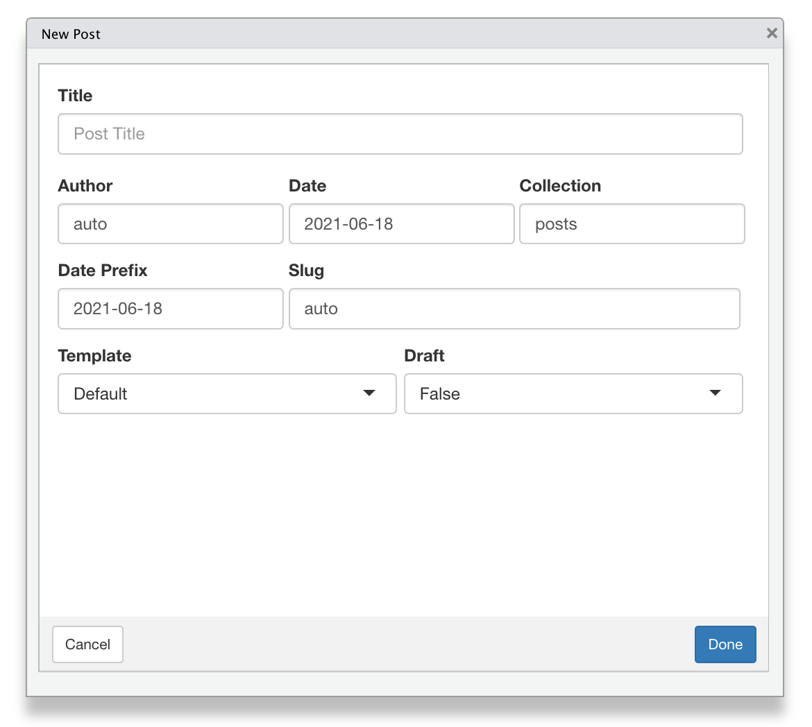 Preview of the new post from template RStudio addin for distilltools.