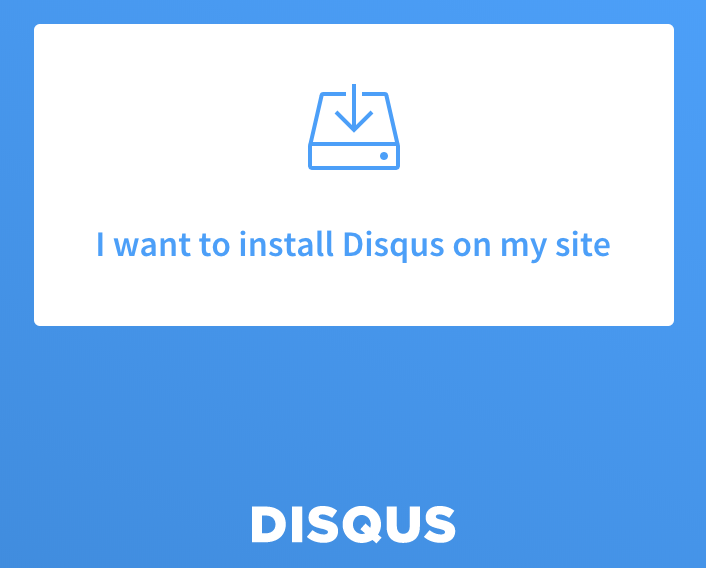 Getting Started with Disqus